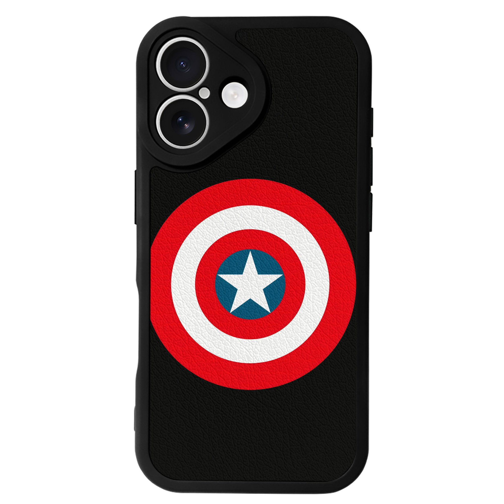 （画像用） アベンジャーズ The Avengers 【iPhone 16シリーズ対応】シリコンスマホケース（レザー調） 材質：シリコン